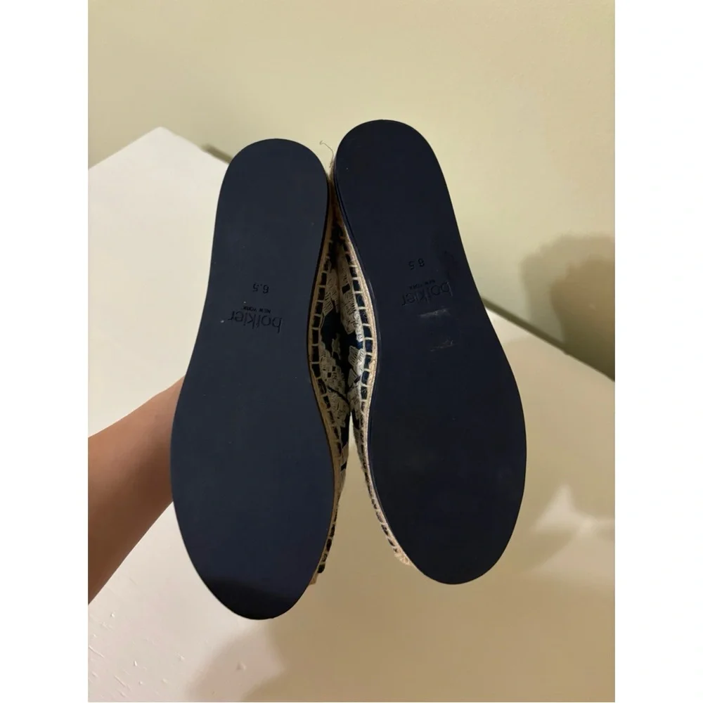Botkier Sara Embroidered Platform Espadrille Flats - 6.5 - Picture 5 of 8